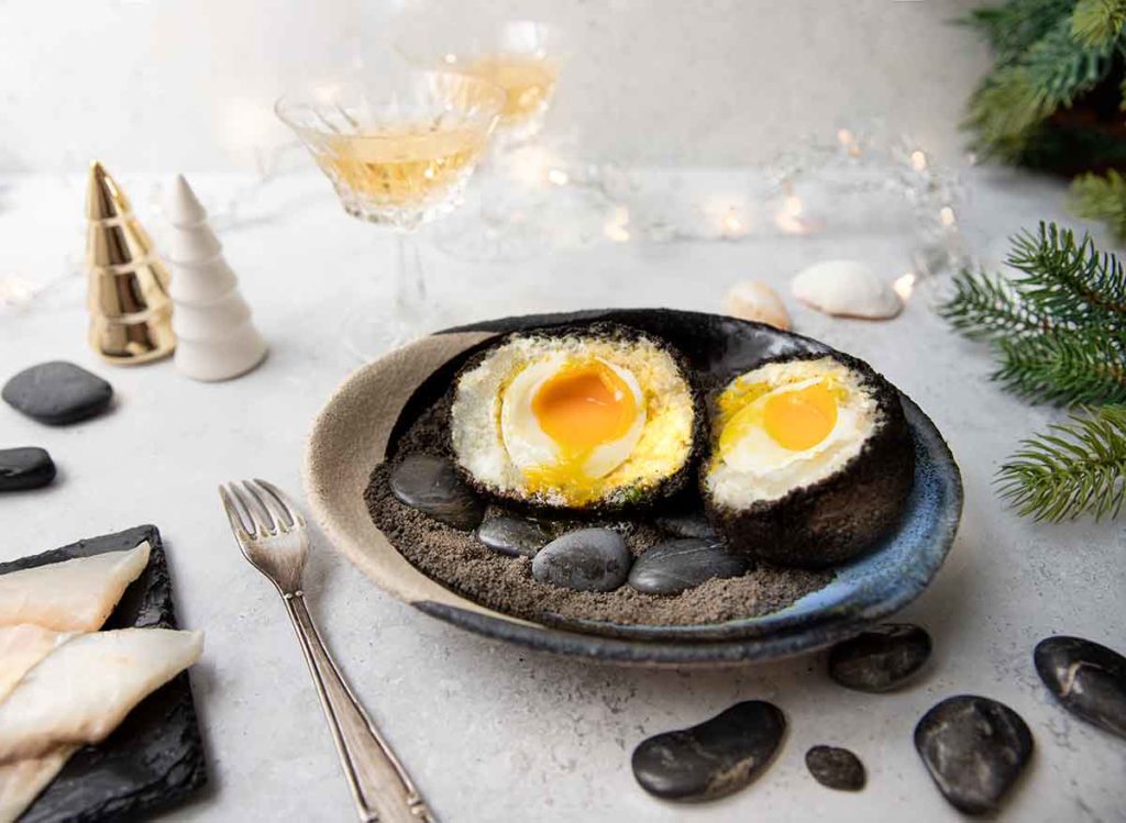 Saint-Pierre version scotch egg aux notes marines