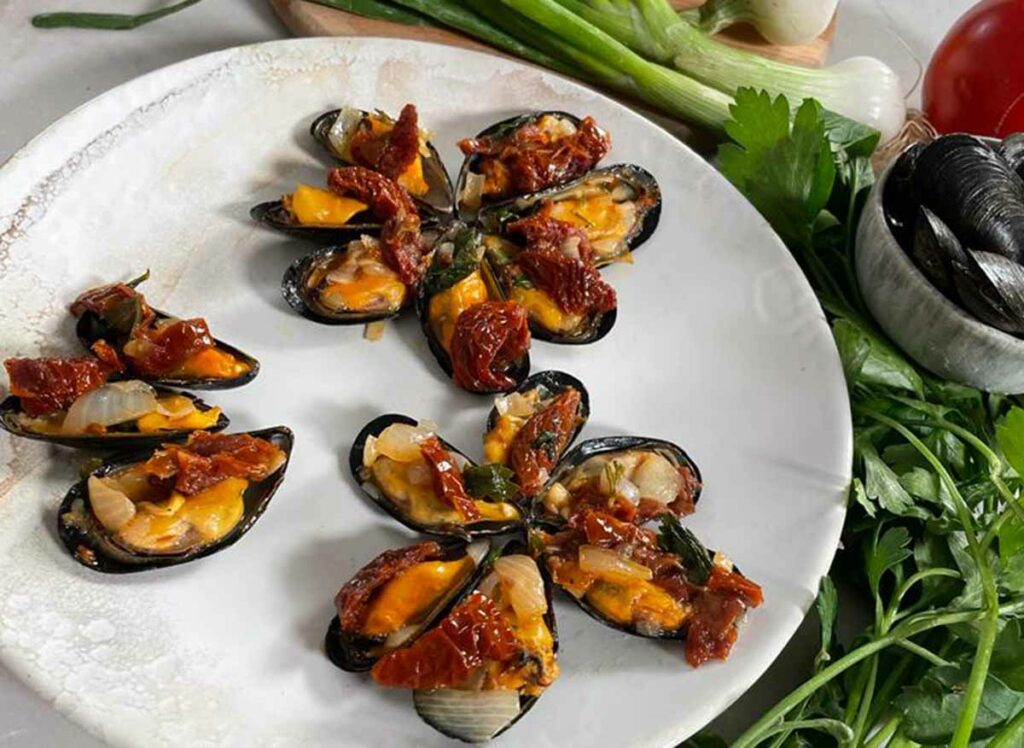 Moules farcies à l’italienne