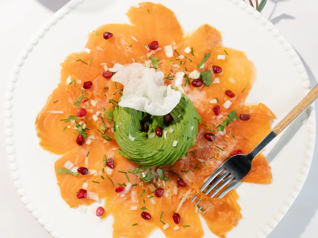 Carpaccio de truite